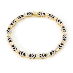 Bracciale in argento con Topazio Bianco