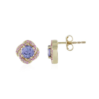 Orecchini in oro con Tanzanite