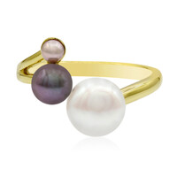 Anello in argento con Perla di Acqua Dolce (TPC)