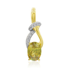 Ciondolo in oro con Sfene