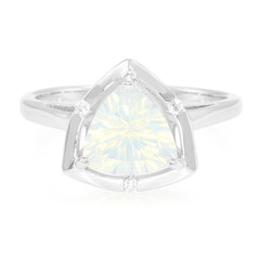 Anello in argento con Quarzo Blue Moon