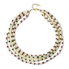 Collana in argento con Perla d'Acqua Dolce Bianca (Riya)