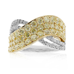 Anello in oro con Diamante Giallo SI2 (CIRARI)