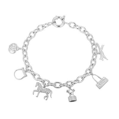 Bracciale in argento con Zircone