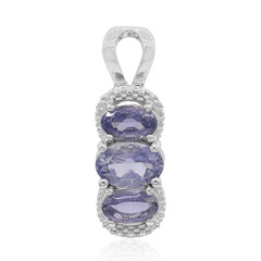 Ciondolo in argento con Iolite