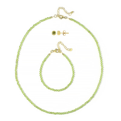 Parure in argento con Peridoto