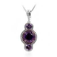 Collana in argento con Ametista Zambiana (Dallas Prince Designs)