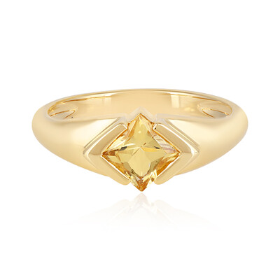 Anello in argento con Berillo Giallo