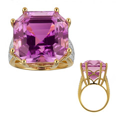 Anello in oro con Kunzite Patroke (AMAYANI)