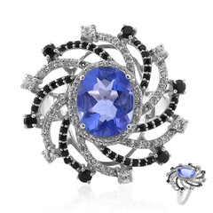 Anello in argento con Fluorite Cangiante