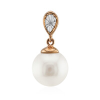 Ciondolo in oro con Perla d'Acqua Dolce Bianca (TPC)