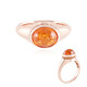 Anello in oro con Granato Mandarino (KM by Juwelo)