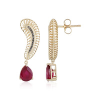 Orecchini in oro con Rubino del Madagascar (Ornaments by de Melo)