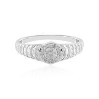 Anello da uomo in argento con Diamante I2 (I)
