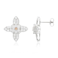 Orecchini in argento con Andalusite