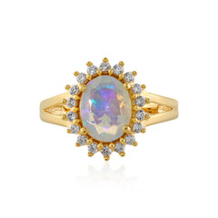 Anello in argento con Opale di Welo