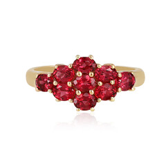 Anello in oro con Spinello Rosso