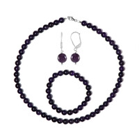 Parure in argento con Ametista