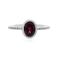 Anello in argento con Rodolite