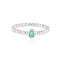 Anello in argento con Smeraldo Colombiano