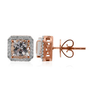 Orecchini in oro con Danburite Rosa del Messico