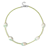 Collana in argento con Fluorite