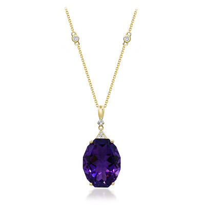 Collana in oro con Ametista