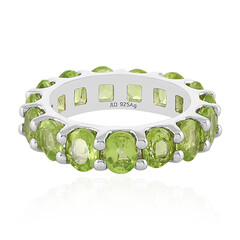 Anello in argento con Peridoto