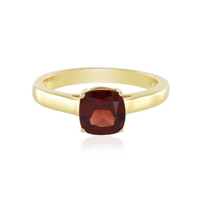 Anello in argento con Granato Mozambico