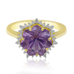 Anello in oro con Ametista (Glenn Lehrer)