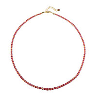 Collana in argento con Rubino del Madagascar