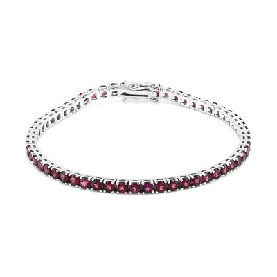 Bracciale in argento con Rodolite