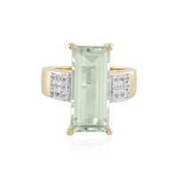 Anello in argento con Ametista Verde