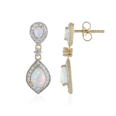 Orecchini in argento con Opale di Welo