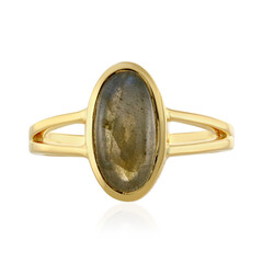 Anello in argento con Labradorite