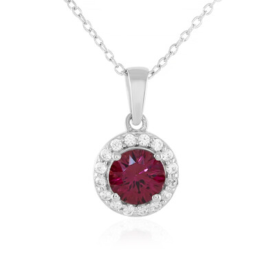 Collana in argento con Granato Malawi