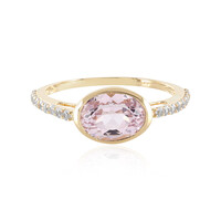 Anello in oro con Kunzite