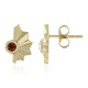 Orecchini in oro con Diamante Rosso I3