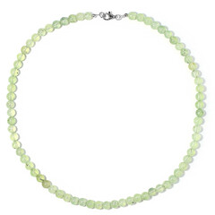 Collana in argento con Prehnite