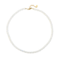 Collana in argento con Topazio Bianco