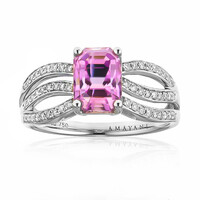 Anello in oro con Diasporo Rosa (AMAYANI)
