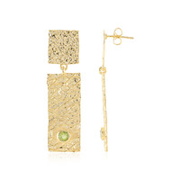 Orecchini in ottone con Peridoto (Juwelo Style)
