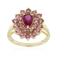 Anello in oro con Rubellite