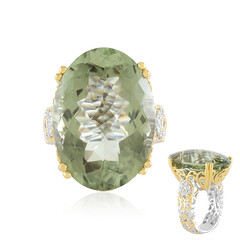 Anello in argento con Ametista Verde (Gems en Vogue)