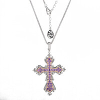 Collana in argento con Ametista Zambiana (Dallas Prince Designs)