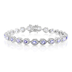 Bracciale in argento con Tanzanite
