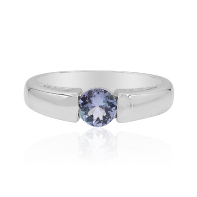 Anello in argento con Tanzanite (non riscaldata)