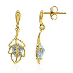 Orecchini in argento con Topazio Blu Cielo