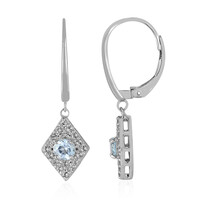 Orecchini in argento con Topazio Blu Cielo