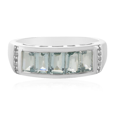 Anello in argento con Acquamarina